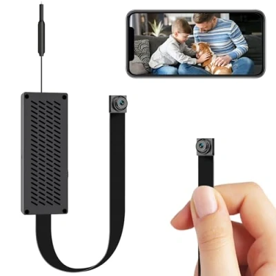 Imagen de Cámara Espía Oculta WiFi 1080P HD Mini Camara Espia DIY de Vigilancia Interior/Exterior Seguridad con Detección Movimiento