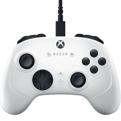 Imagen de Razer Wolverine V3 Tournament Edition Mando de deportes con cable para Xbox XS y PC (botones acción táctiles Mecha, HyperTriggers Pro, D Pad 8 direcciones, USB C 3m) Blanco