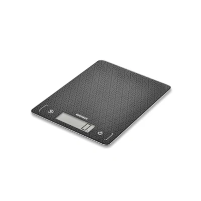 Imagen de Soehnle báscula de cocina Page Comfort Mosaic, digital que pesa hasta 10 kg con precisión 1 gramo, peso diseño mosáico y amplia superficie pesaje, función TARA