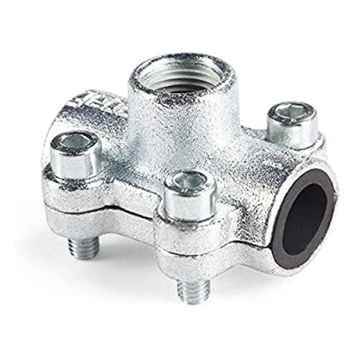 Imagen de Gebo dt Abrazadera con toma 1/2x1/2&quot; acero