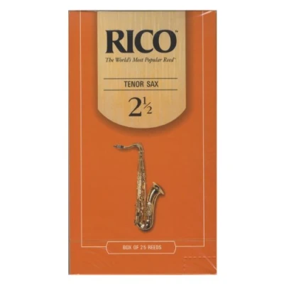Imagen de Rico 2.5 Strength Reeds for Tenor Sax (Pack of 25)