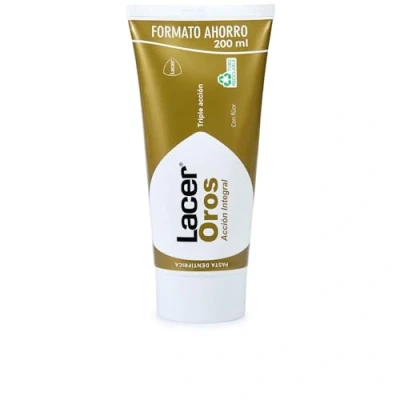 Imagen de LACER OROS Pasta de Dientes 200 ml, Protección Bucodental Integral, Triple Acción, Previene el Sangrado, Reduce la Sensibilidad Dental, Protege Contra Caries