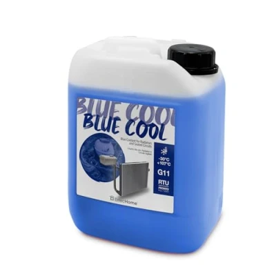 Imagen de ErrecHome Blue Cool, Fluido para Radiador Azul 30C/+103C, Anticongelante G11 con paquete inhibidor NAP FREE, Listo usar, 5 Litros