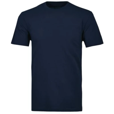 Imagen de RAGMAN Pack doble para hombre 2 camisetas con cuello redondo, marine, L
