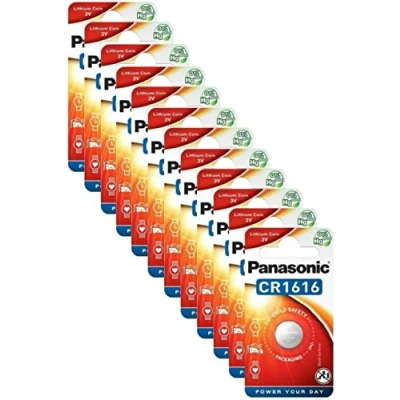 Imagen de Panasonic CR1616 Pilas de litio (3 V, 12 unidades)