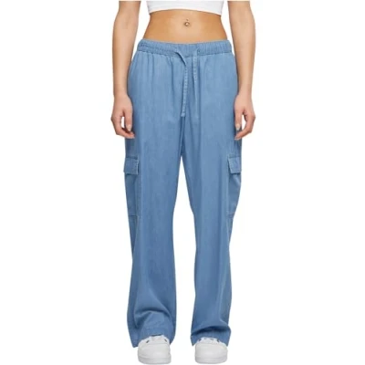 Imagen de Urban Classics Light Vaqueros rectos, Mujer, Talla: XXL, Skyblue washed