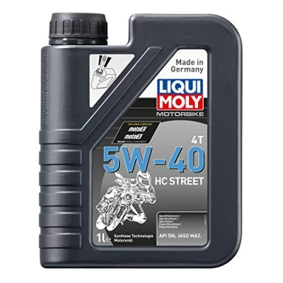 Imagen de Liqui Moly Motorbike 4T HC Street 5W 40 1L Aceite de motor 20750