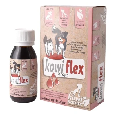 Imagen de Condroprotector Perros y Gatos. Suplemento alimenticio para Mascotas. Ingredientes Naturales. con Membrana de Huevo ESM, Glucosamina, Condroitina, Ácido Hialurónico Vitamina C. Frasco 60 ml.
