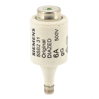 Imagen de Siemens Fusible diazed 500v gl/gl 6a dii/e27