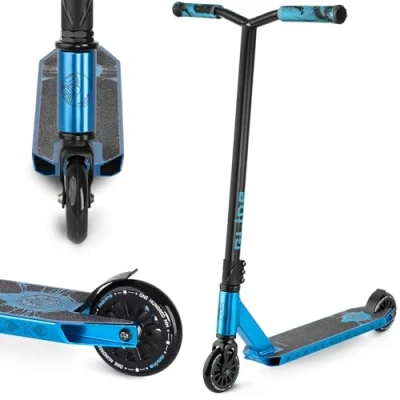 Imagen de Movino Glide Stunt Scooter Acrobático Profesional para Adultos y Adolescentes con Rodamientos ABEC 9 Patinete Rueda de 100mm Cubierta Aluminio 6061 Peso 3.3 kg Capacidad Carga: 100
