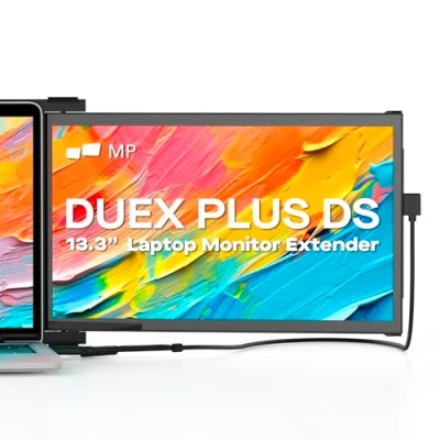 Imagen de Monitor Portátil para Laptops, Mobile Pixels Duex Plus DS 13,3 FHD 1080p, USB C/HDMI Plug and Play, Compatible con Windows/macOS/Android/Switch