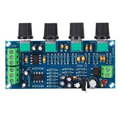 Imagen de placa de Amplificador audio NE5532 tono preamplificador Kits control volumen alta fidelidad para (placa)