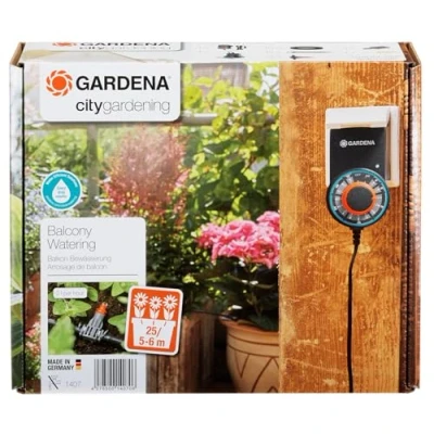 Imagen de Gardena Sistema de riego City Gardening, para un máximo 6 m jardineras, Estándar, 21 x 27.5 cm
