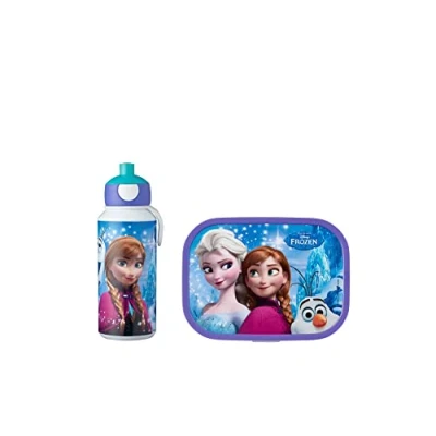 Imagen de MEPAL Pop Up Cantimplora y Fiambrera lunchset de Campus pubd Frozen Sisters Forever, ABS, 0 mm