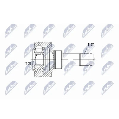 Imagen de NTY NPW BM 057 Junta Homocinética Transmisión automática Eje trasero