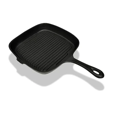 Imagen de vidaXL sarten Grill de Hierro Fundido 24 x 23 cm