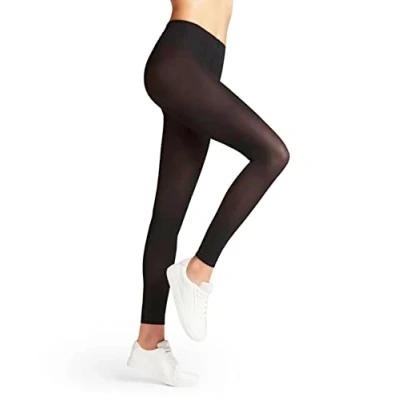 Imagen de FALKE Pure Matt 50 DEN W LE semiopaco unicolor 1 pieza, Leggings Mujer, Negro (Black 3009) nuevo ecológico, M