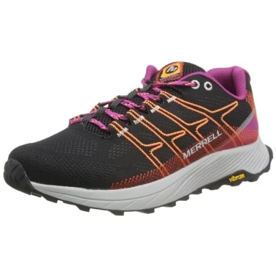 Imagen de Merrell Moab Flight, Zapatillas de Running Mujer, Black Fuchsia, 38 EU