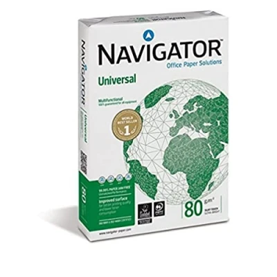 Imagen de Navigator Universal Caja de 5 paquetes papel impresión, A3, 80 g/m²