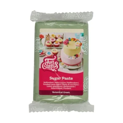 Imagen de FunCakes Pasta de Azúcar Verde Botánico 250 g