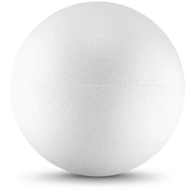 Imagen de Netuno 1 Bola de poliestireno, Color Blanco, 30 cm diámetro, para Manualidades, Escuela, decoración, Bolas Navidad