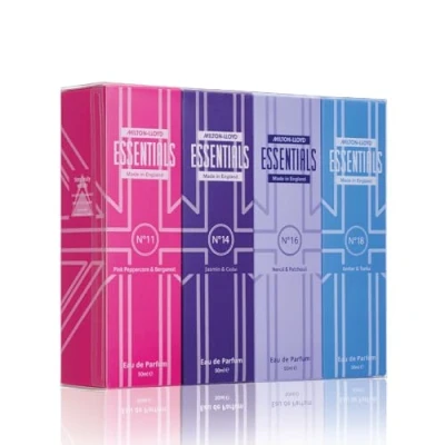 Imagen de Milton Lloyd ESSENTIALS No 11, 14, 16, 18 Ladies Perfume Set, Perfumes for Women. Set of 4 x 50ml Eau de Parfums. Luxury Fragrance, Long Lasting Womens