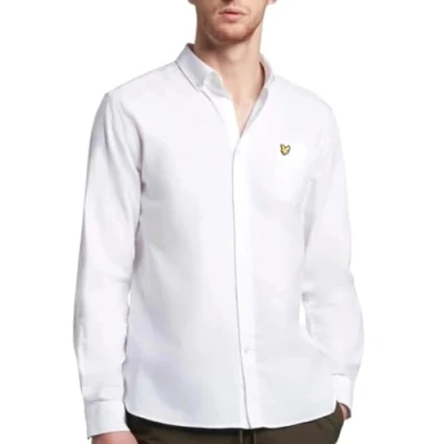 Imagen de Lyle &amp; Scott Regular FIT Light Weight Oxford Camisa, Hombre, Talla: XL, White