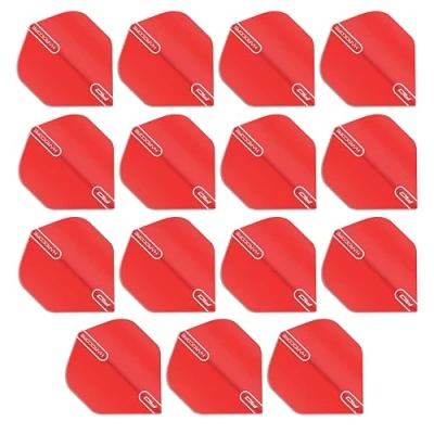 Imagen de RED DRAGON Hardcore XT Rojo Plumas de Dardos Estándar Extra Gruesos 5 Juegos por Paquete (15 vuelos en Total)