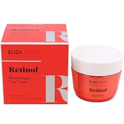 Imagen de Eliza Jones Crema de día facial 50 ml, hidratación intensiva, prevención arrugas y efecto cutáneo radiante (Retinol Wrinkle Repair)
