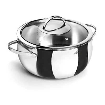 Imagen de Lacor 79016 Cacerola Con Tapa Belly 16 cm. Inox