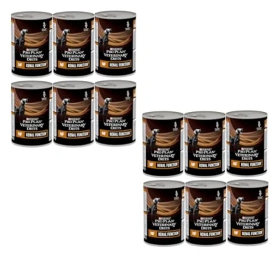 Imagen de Purina PRO PLAN® DIETAS VETERINARIAS NF renal Function Mousse 12 x 400 g Alimento dietético para perros con insuficiencia crónica Bajo contenido de fósforo