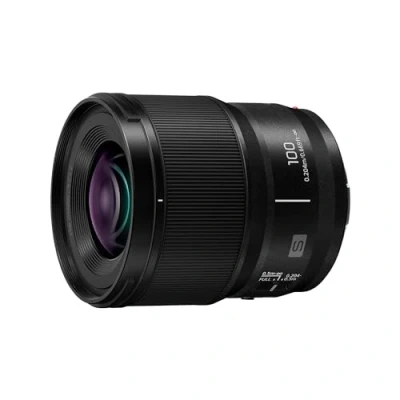Imagen de Panasonic Lumix S E100 Lente Macro F2.8 100 mm, de Fotograma Completo, Diseño Compacto y Liviano, 298 g, Motor Lineal Doble Fase, Aumento Tamaño Real 1:1, Ideal para Video, Negro