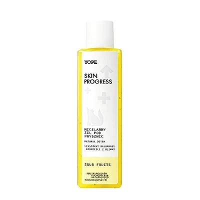Imagen de YOPE Gel de ducha Micelar Fórmula hidratante y calmante Suave cuidadosa con la piel Fruta del dragón Ligera fragancia afrutada 99% ingredientes naturales vegana 200 ml
