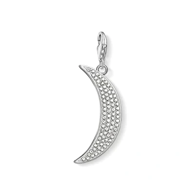 Imagen de Thomas Sabo Colgante Inspirado en Símbolos Celestiales, Abalorio de Luna con Cuentas