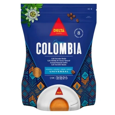 Imagen de Café molido Delta 5017052, Arábica, Intensidad 5, Colombia