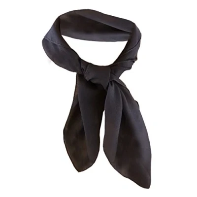 Imagen de TigerTie nicki paño de gasa antracita gris oscuro tamaño 50 cm x pañuelo bufanda