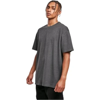 Imagen de Build Your Brand BY102 Heavy Oversize tee T Shirt, Charcoal, M Men&#039;s