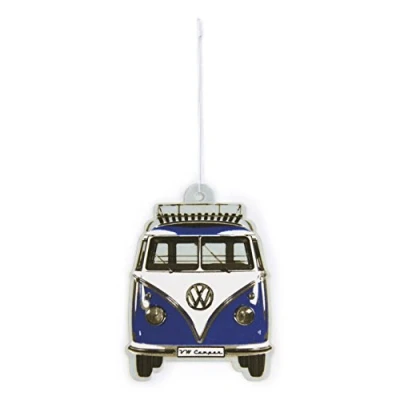 Imagen de BRISA VW Collection Ambientador para automóvil Volkswagen T1 Camper Bus en formato individual (Frente del Bus/Océano/Azul)
