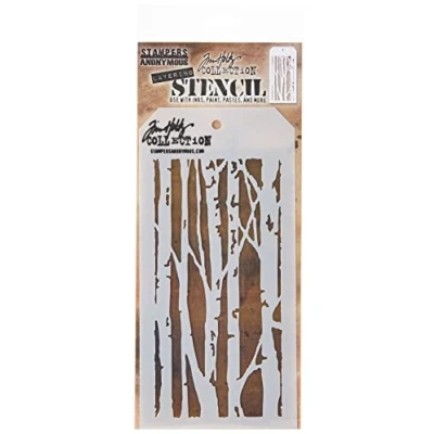 Imagen de Stampers THS060 Tim Holtz Anonymous Plantilla con Capas, Multicolor, 10,47 x 21,59 cm, 28.3 11.4 0.1 cm