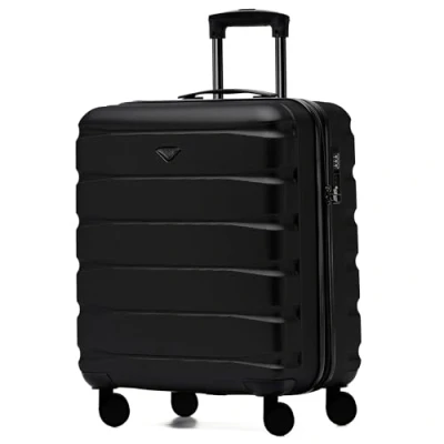 Imagen de Flight Knight Maleta Rigida Ligera de 4 Ruedas, Equipaje Mano Aprobado para Aerolineas como British Airways, Tamano Maximo easyJet Cabina Grande 56x45x25cm