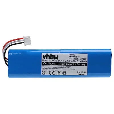 Imagen de vhbw Batería Compatible con Ecovacs Deebot Ozmo 900, 901, 905, 937, 960, 930, 920 aspiradora (2200 mAh, 14,4 V, Li Ion)