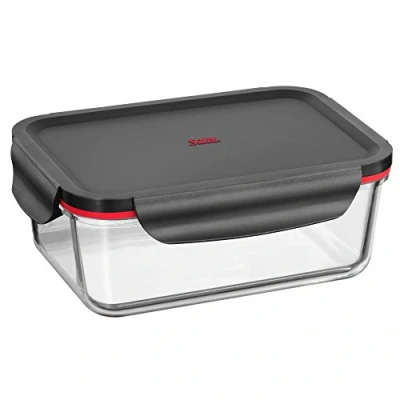 Imagen de Silit Storio Recipiente Multifuncional, Negro y Rojo