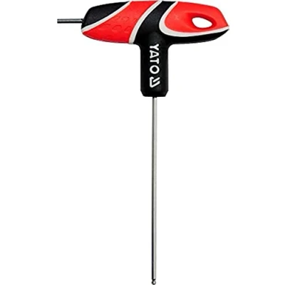 Imagen de YATO YT 05585 llave hexagonal con mango en T de 2,5 mm balón