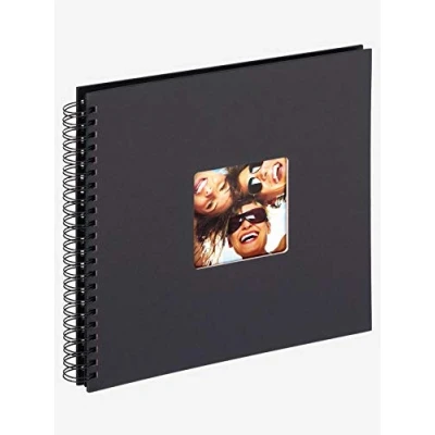 Imagen de walther design Álbum de fotos negro 30 x cm espiral con perforación, Fun SA 110 B