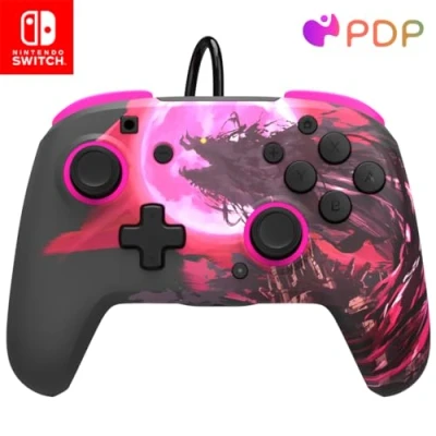 Imagen de PDP Nintendo Switch Controller with 3.5mm Audio Jack Compatible Switch/Lite/OLED REMATCH by Calamity Ganon