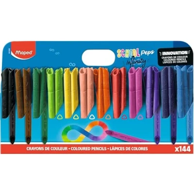 Imagen de Maped Lápices de colores Infinity 144 Piezas Multicolor