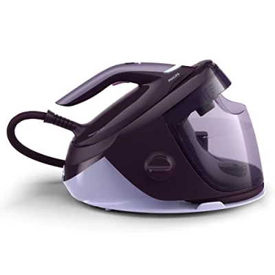 Imagen de Philips PerfectCare Serie 7000 Centro de Planchado 2100W, Golpe Vapor 600g, Presión 8.0 bar, Tec OptimalTEMP, Depósito 1.8 L, Púrpura (PSG7150/30)