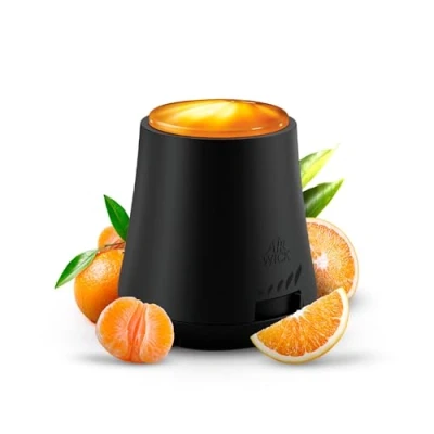 Imagen de Air Wick Essential Mist aparato y Recambio de Ambientador Difusor, Esencia Para Casa Con Aroma a Explosión Cítrica, Pack 1 recambio, Negro, 2 Unidad (Paquete 1)