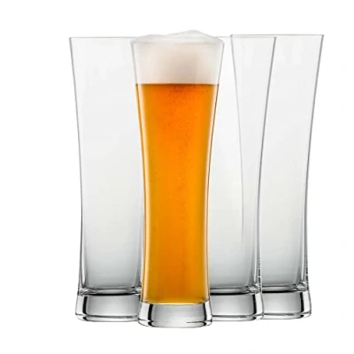 Imagen de Schott Zwiesel Beer Basic 130007 Juego de 4 vasos trigo para cerveza trigo, aptos lavavajillas, fabricados en Alemania