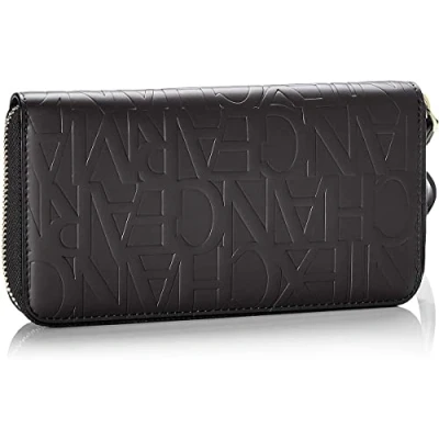 Imagen de Armani Exchange Wristlet Round Zip, Bolsos para Mujer, Negro (Black), Talla única